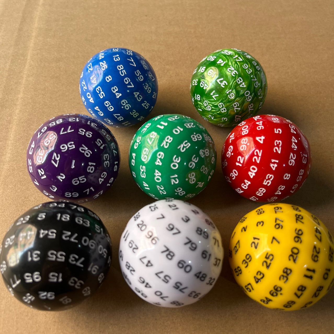 D100 Single Oversize Dice (Random Color) | Dungeons and Dragons – Dice ...