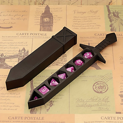 Dragonslayer Sword Dice Holder (Give away a random dice set)