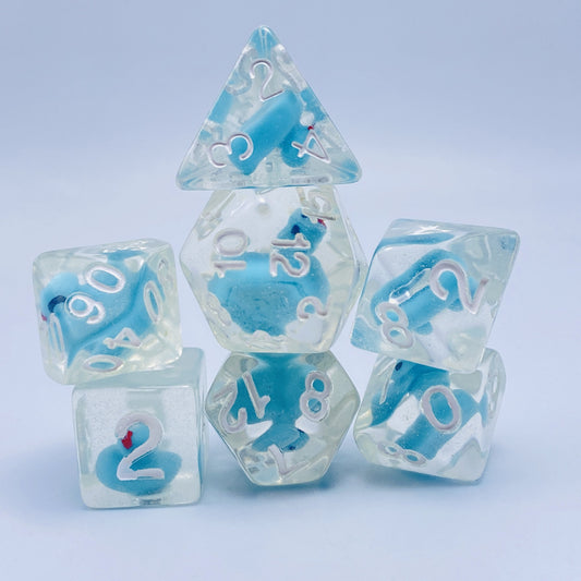 Blue Rubber Ducky Dice (Give away a random dice)
