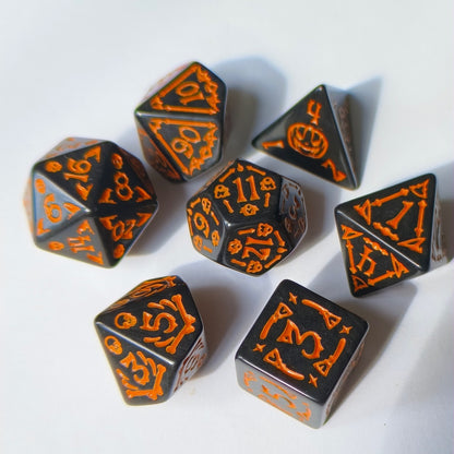 Halloween Polyhedral Dice 7pcs Set