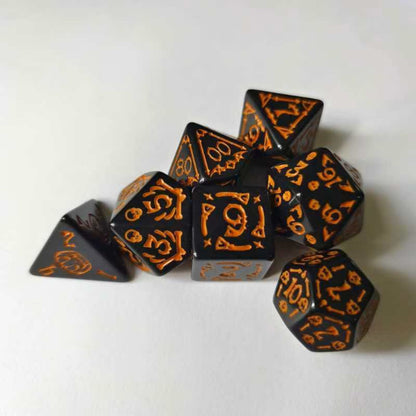 Halloween Polyhedral Dice 7pcs Set