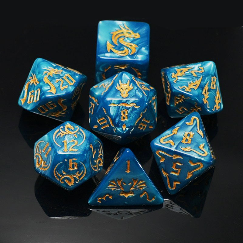 Cobalt RPG Dice Set