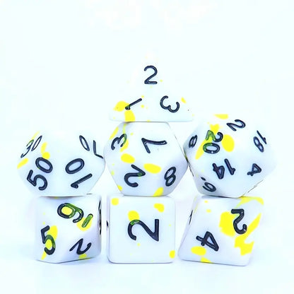 FREE Today: Bloodstained Yellow Dice Set