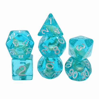 FREE Today: Blue Sea Snail Dice Set (Give away a random dice set)