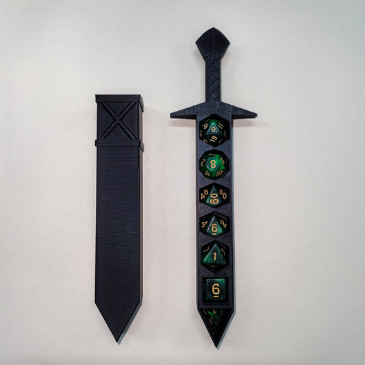 Dragonslayer Sword Dice Holder (Give away a random dice set)