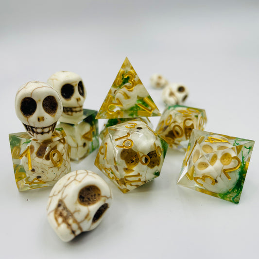 FREE Today: Undead Skull Dice (Give away a random dice set)