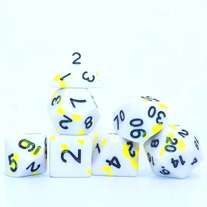 FREE Today: Bloodstained Yellow Dice Set