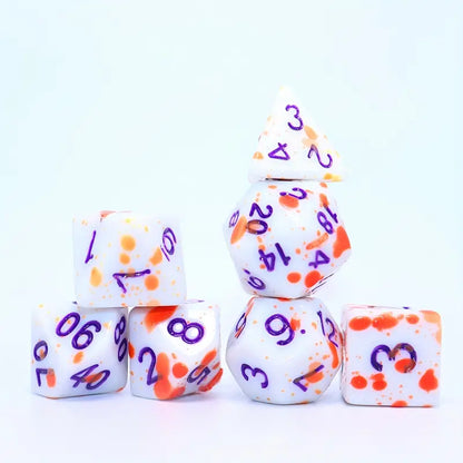 FREE Today: Magical Orange-red Spray-painted Temperature-changing Dice Set