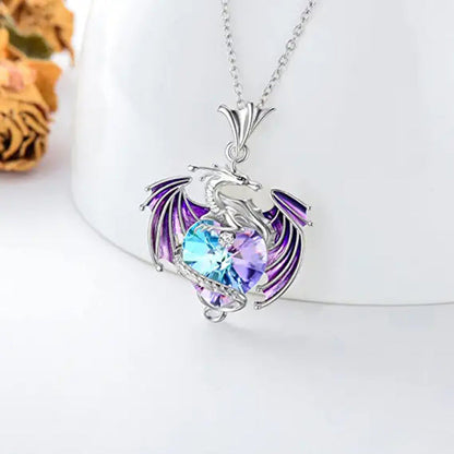 DND Guardian Of the Heart Dragon Necklace