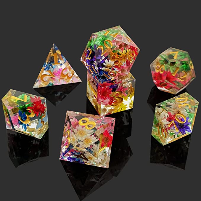 FREE Today: Flowers Dice (Give away a random dice set)