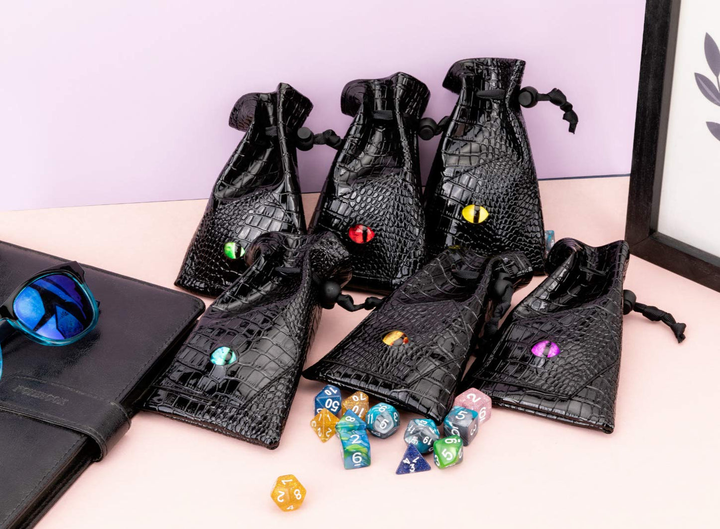 FREE Today: Drawstring DND Dice Pouch Bag (Random Color)