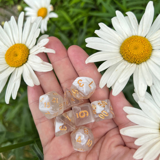 FREE Today: White Fairy Dice Set