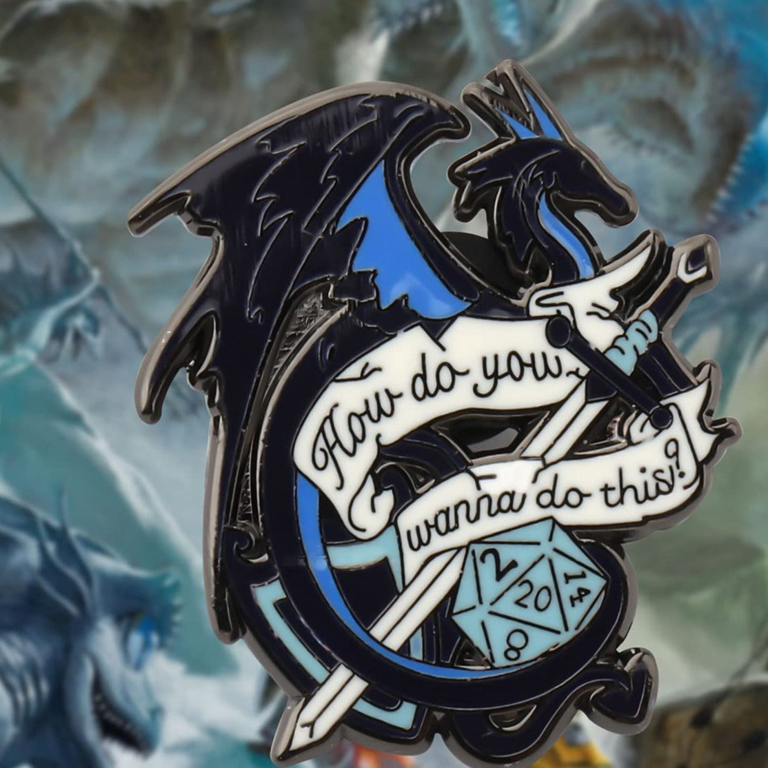 FREE Today: Dungeons & Dragons ‘How Do You Wanna Do This?’ Enamel Pin
