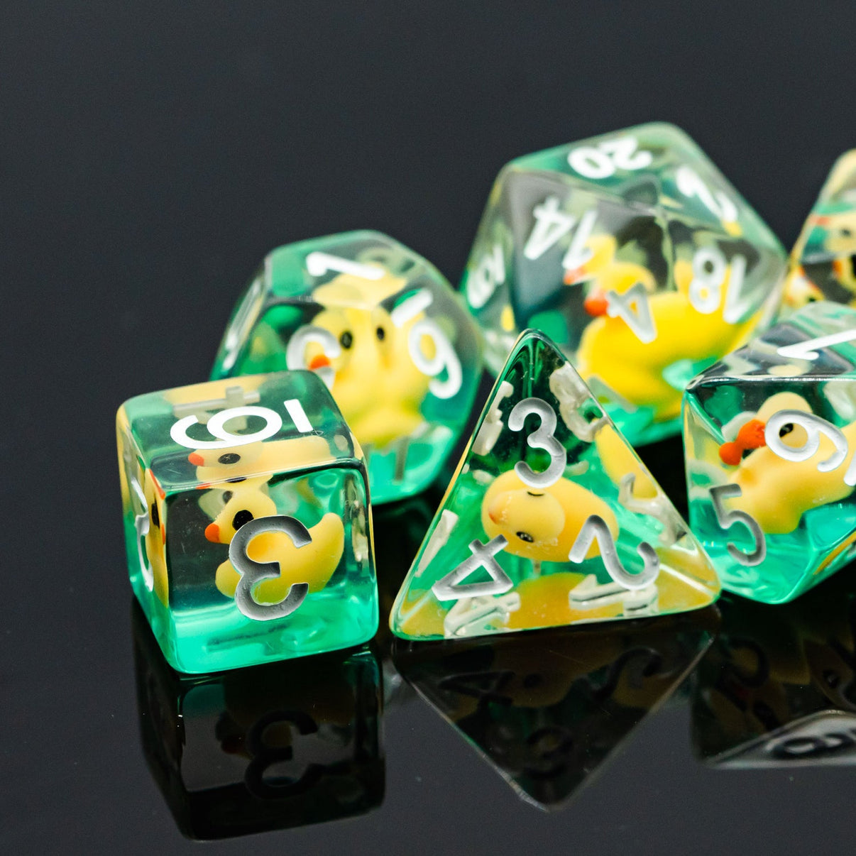 Duck Dice Set (Give away a Mystery Resin  Dice)