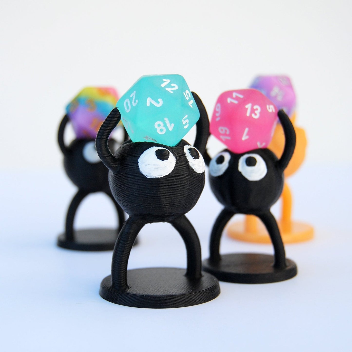 SOOT SPRITE DICE HOLDER + Mystery D20 (Random Color)