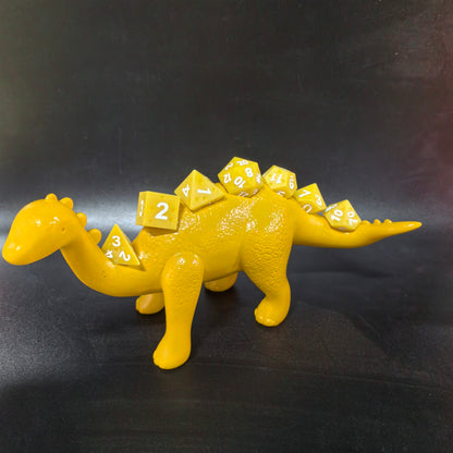 Dienosaur Stegosaur Dice Holder (Give away a random dice set)