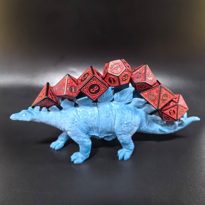 Dienosaur Stegosaur Dice Holder (Give away a random dice set)