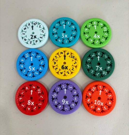 2024 New Math Facts Fidget Spinners