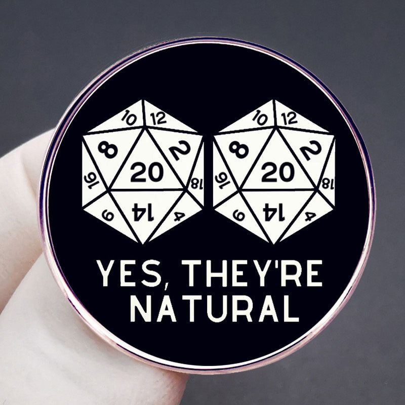 Dungeons & Dragons Pins Yes They Are Chaos Neutral Dice Game Pins ...