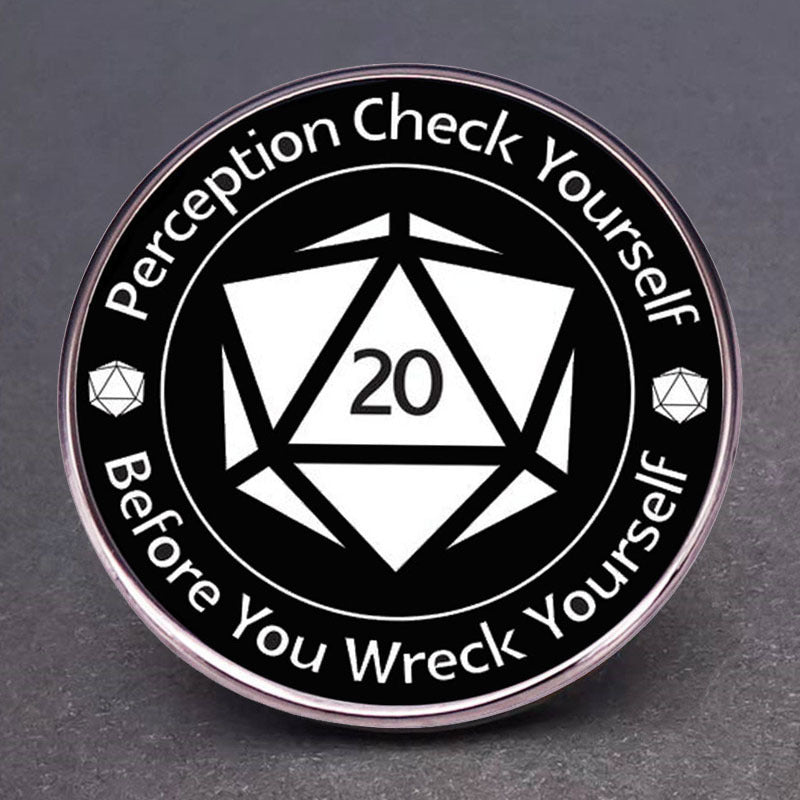 Perception Check Yourself Before You Wreck Yourself Pin