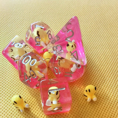 Little Bee Resin DnD Dice Set (Give away a random dice set)
