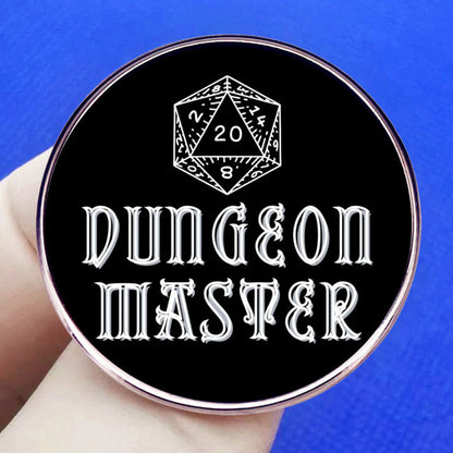 Dungeon Master Dungeons & Dragons Dice Game Pin