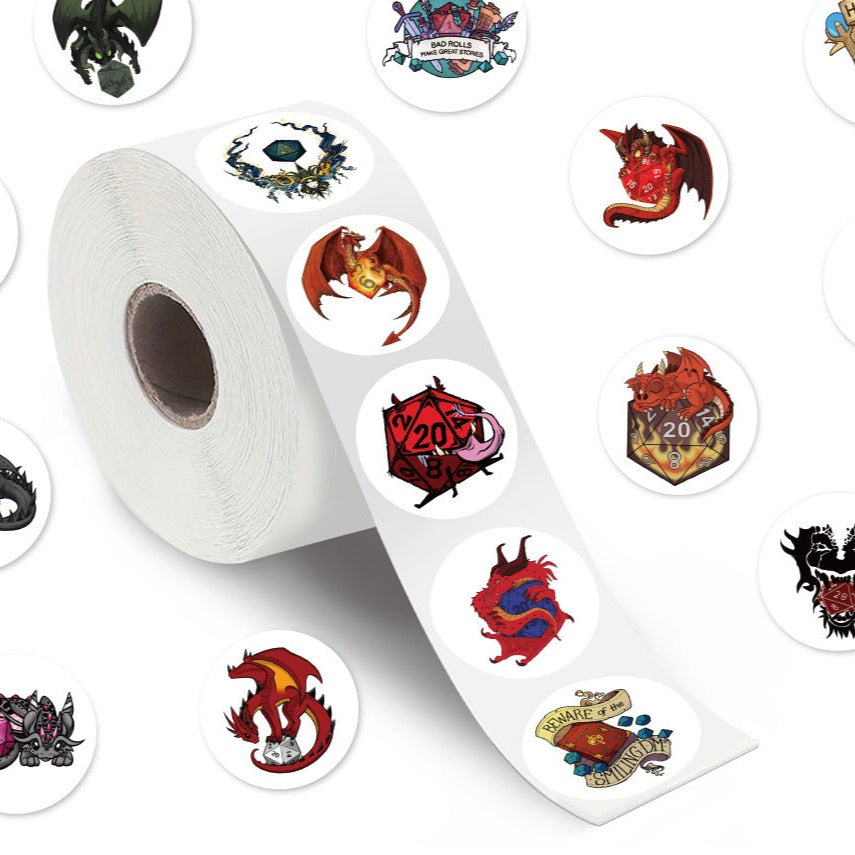 Dungeons and Dragons Volume Stickers (200 PCS)