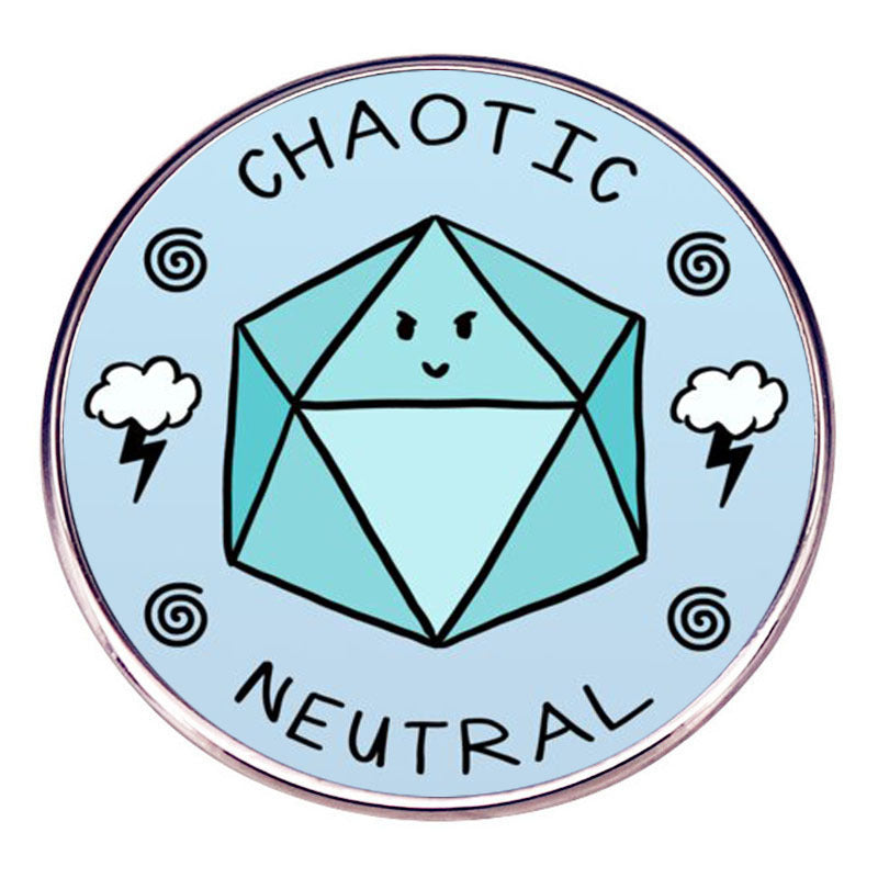 Chaotic Neutral Dice Badge