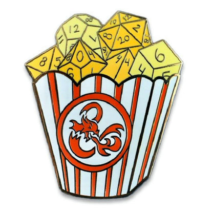 Dungeons and Dragons Popcorn Pin