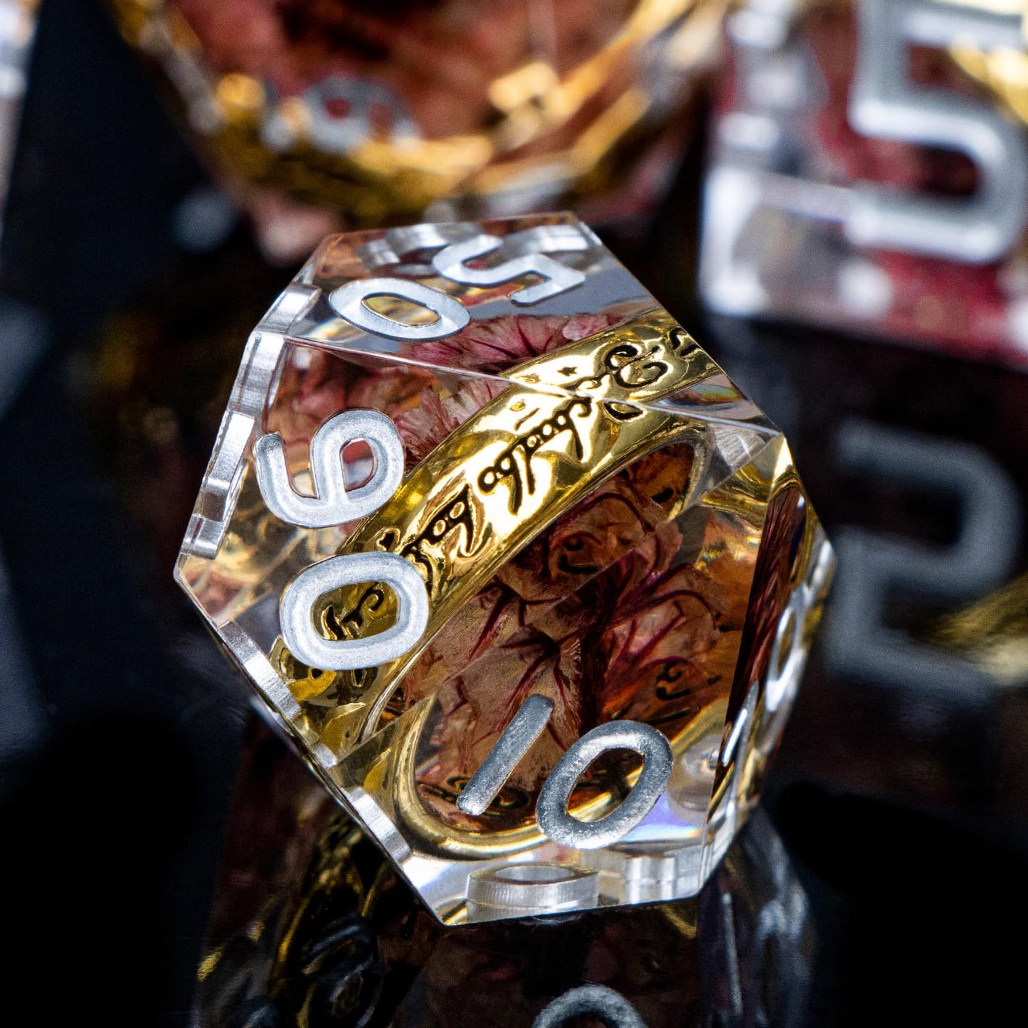 DnD Ring Flowers Dice
