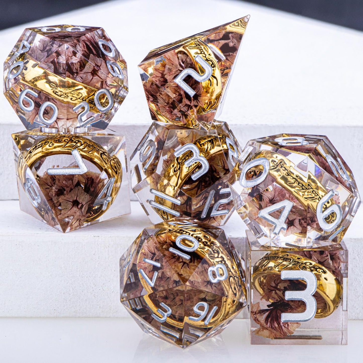 DnD Ring Flowers Dice