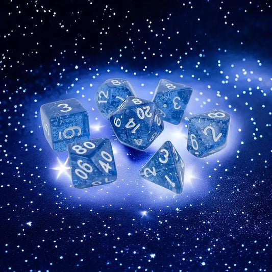 FREE Today: Starry blue dice set