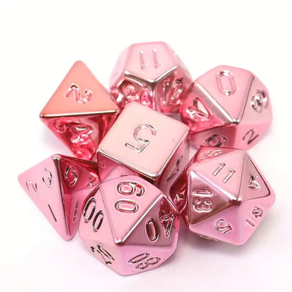 FREE Today: Plated Pink For DND Dice Set (Give away a random Resin Dice)