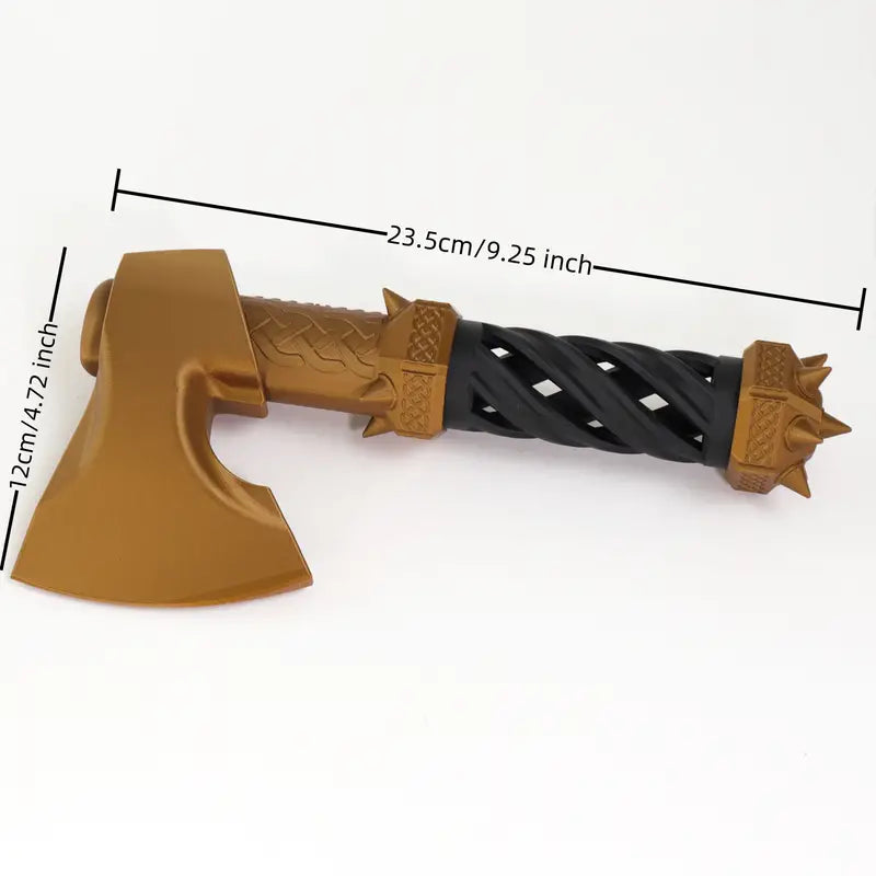 Medieval Axe-Shaped Dice Storage Box + Give away a Mystery Dice Set (Random Color)