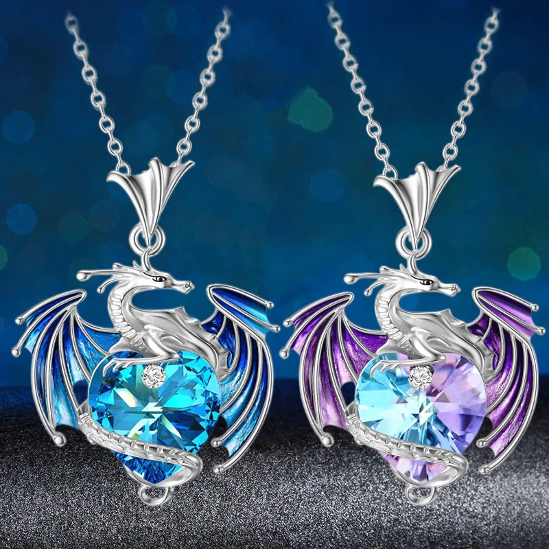 DND Guardian Of the Heart Dragon Necklace