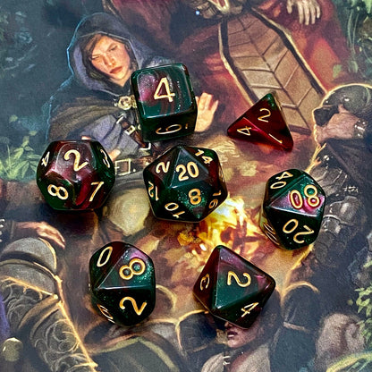 FREE Today: FAERIE FIRE DND Dice Set