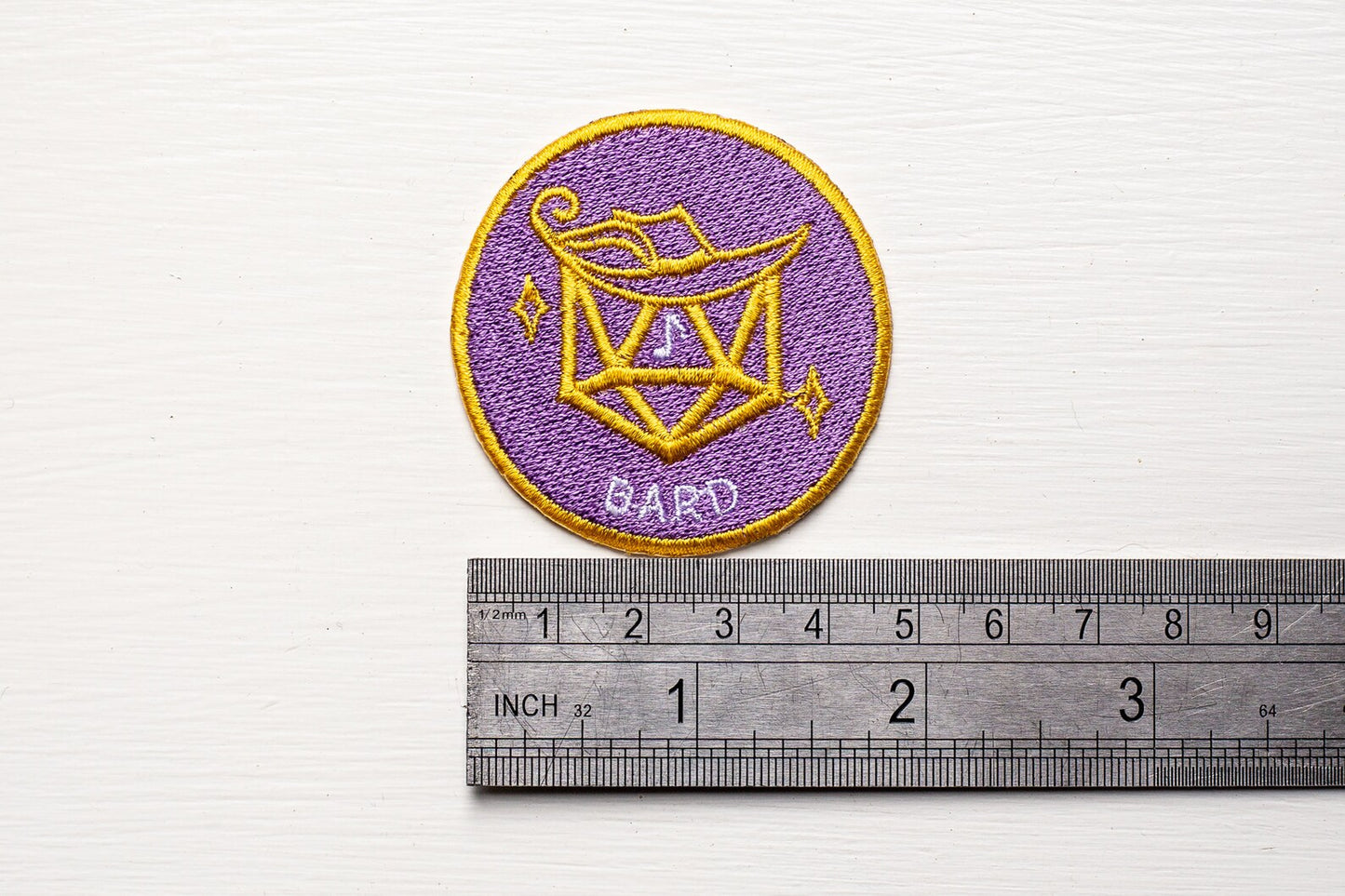 BARD - Dungeons & Dragons Inspired Scout/Achievement Iron On Patch