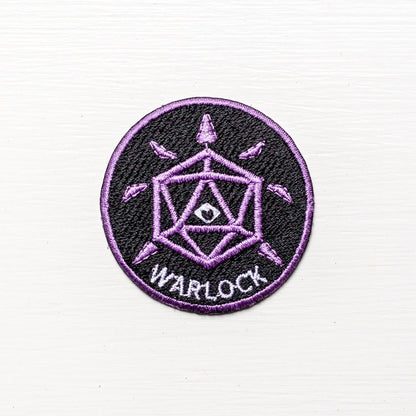 WARLOCK - Dungeons & Dragons Inspired Scout/Achievement Iron On Patch