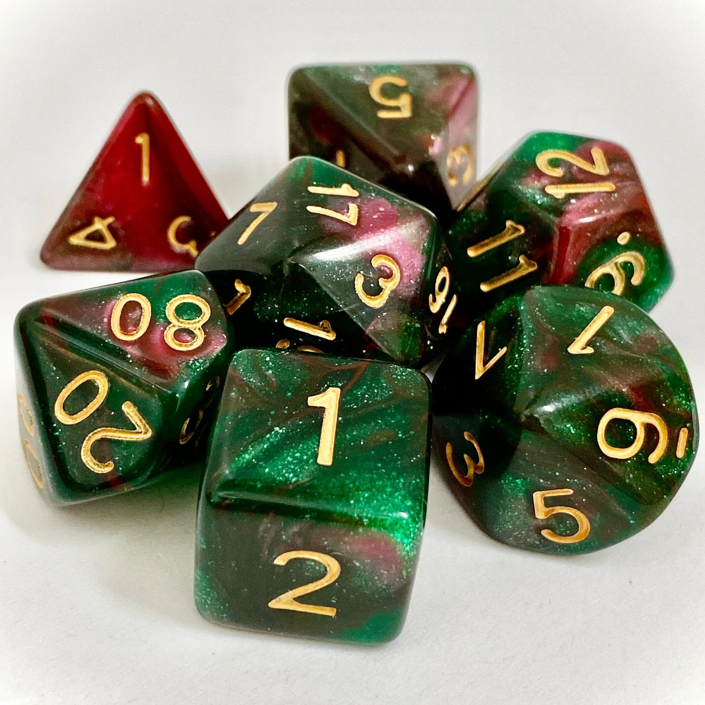 FREE Today: FAERIE FIRE DND Dice Set
