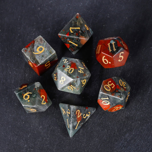 FREE Today: Bloodstone Gemstone Dice (Give away a random dice)