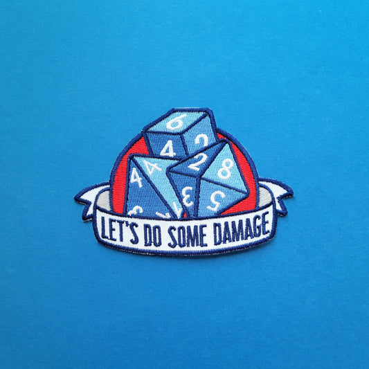 DND Dice patch, Let's Do Some Damage patch (Give away a random dice)