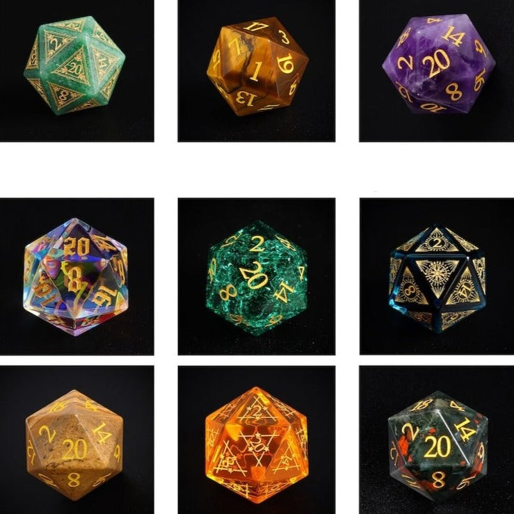 Mystery Gemstone Dice (Give away a random dice)