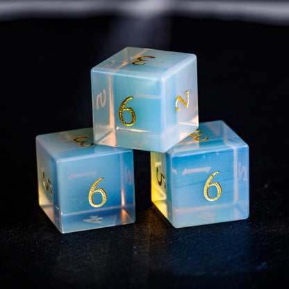 Opalite Gemstone Dice (Give away a random dice set)
