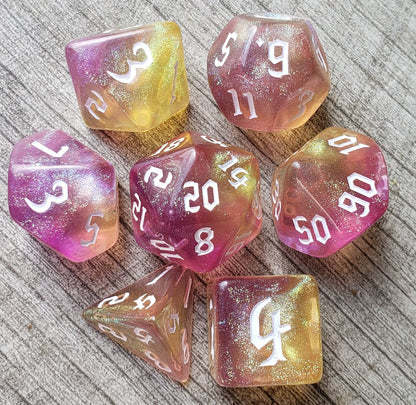 FREE Today: Dragonfly - Yellow & Purple Skimmer Dice Set
