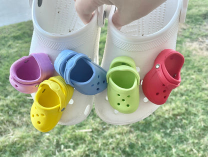 Mini Croc Shoe Charm Fashion Funny Buckles