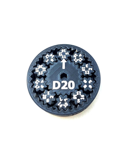 D20 Fidget Spinner Dice + Mystery Dice Set (Random Color)