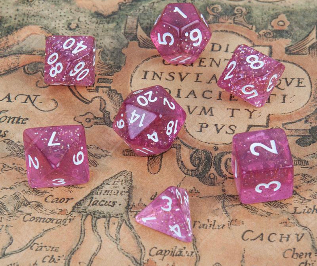 FREE Today: Jelly Pink Dice Set