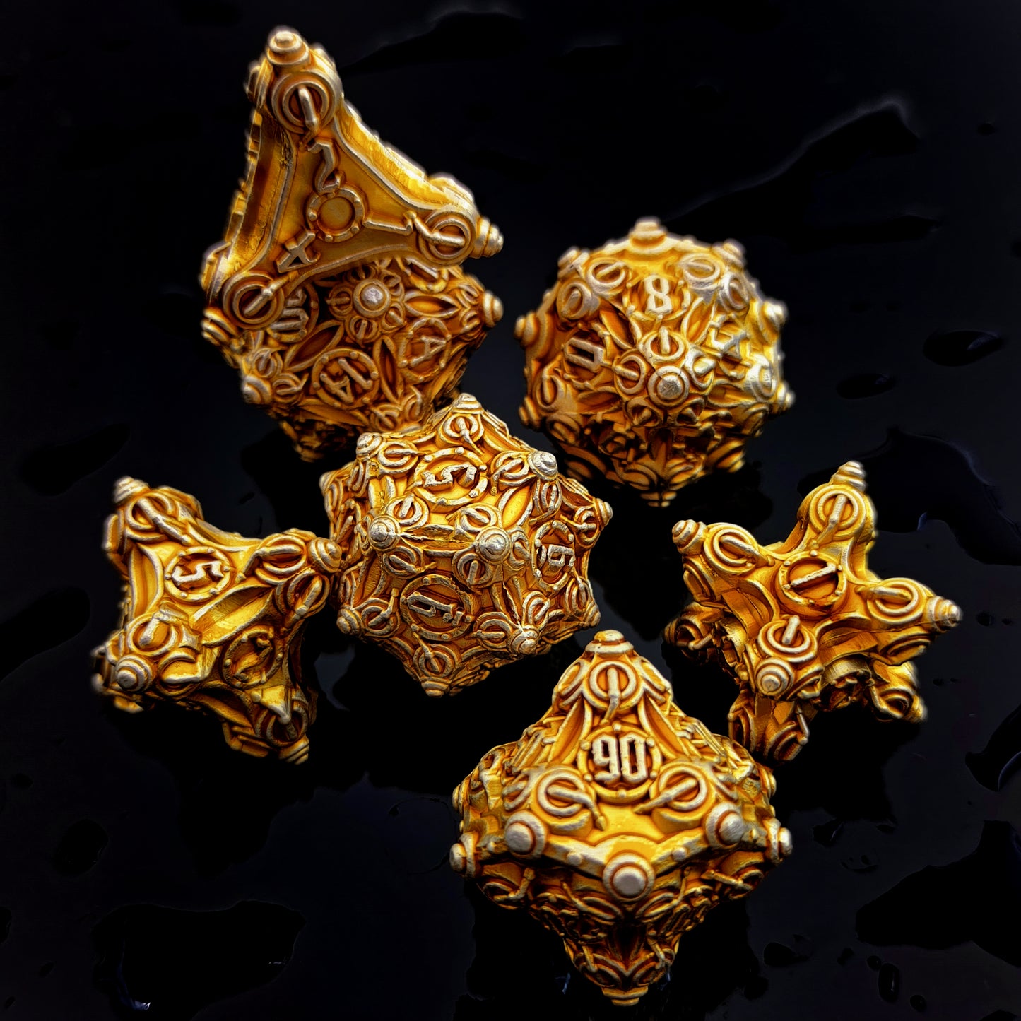 FREE Today: Bumble Bee Yellow Metal Dice