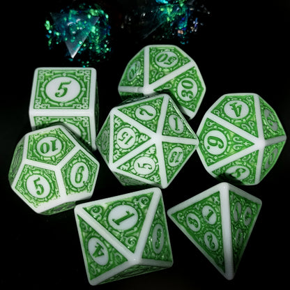 FREE Today: Magic Green Planet Dice Set