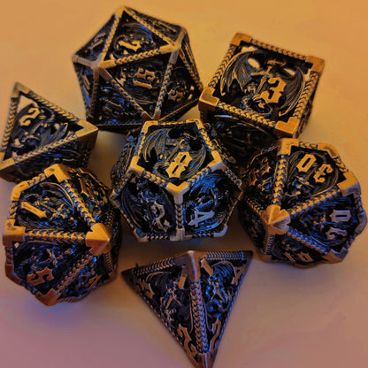 FREE Today: Dragon Sword Hollow Bronze Metal Dice (Give away a random dice set)